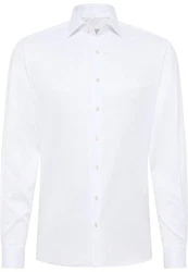 Eterna Langarmhemd MODERN FIT NON IRON Weiß
