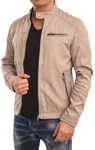 Jack & Jones Bikerjacke Khaki/Braun/Beige