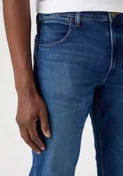 Wrangler Straight-Jeans Greensboro Thunder Blau/Hellblau/Dunkelblau