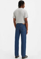 Levi's Straight Jeans 551Z AUTHENTIC mit Lederbadge Blau/Dunkelblau/Hellblau