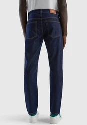 United Colors of Benetton Stretch-Jeans 5-Pocket-Look Dunkelblau/Blau/Hellblau