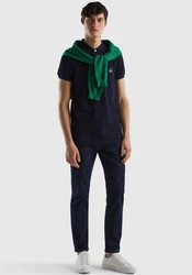United Colors of Benetton Poloshirt mit Label-Badge 