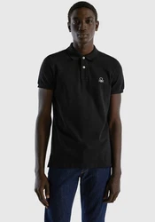 United Colors of Benetton Poloshirt mit Label-Badge 