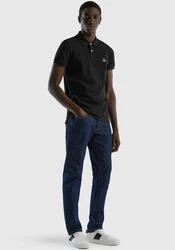 United Colors of Benetton Poloshirt mit Label-Badge 
