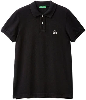 United Colors of Benetton Poloshirt mit Label-Badge