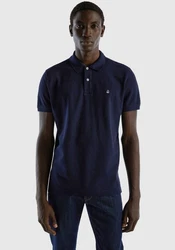 United Colors of Benetton Poloshirt mit Logo in Brusthöhe 