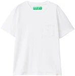 United Colors of Benetton T-Shirt mit Brusttasche Weiß