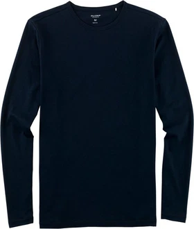 OLYMP Langarmshirt Casual Dunkelblau OLYMP Langarmshirt Casual Dunkelblau