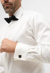 Eterna Langarmhemd MODERN FIT NON IRON Weiß/Creme/Schwarz