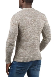 !Solid Strickpullover SDPhilemon Grau/Beige