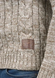 !Solid Strickpullover SDPhilemon Grau/Beige