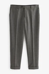 Next Relaxed Fit Donegal-Anzug Hose Dunkelgrau/Grau/Hellgrau
