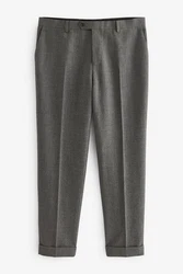 Next Relaxed Fit Donegal-Anzug Hose Dunkelgrau/Grau/Hellgrau