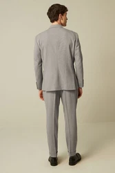 Next Relaxed Fit Donegal-Anzug Hose Khaki/Braun/Beige/Grau