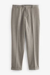 Next Relaxed Fit Donegal-Anzug Hose Khaki/Braun/Beige/Grau