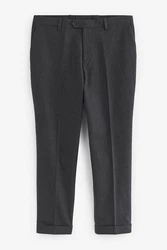Next Relaxed Fit Donegal-Anzug Hose Dunkelgrau/Grau/Hellgrau