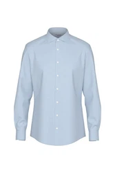Drykorn Langarmhemd Hellblau/Blau