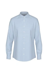 Drykorn Langarmhemd Hellblau/Blau