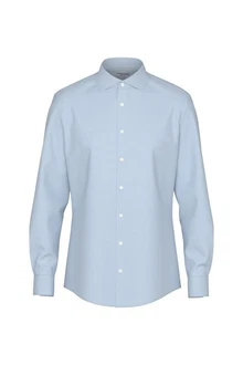 Drykorn Langarmhemd Hellblau/Blau