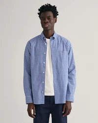 Gant Langarmhemd Dunkelblau/Blau/Hellblau