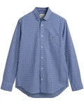 Gant Langarmhemd Dunkelblau/Blau/Hellblau