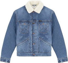 Jeansjacke 124MJ SHERPA mit Sherpa Kragen