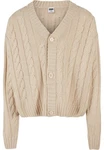 URBAN CLASSICS Boxy Cardigan Beige/Khaki/Braun