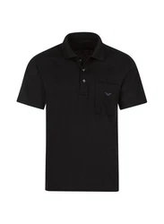Trigema Poloshirt aus Single-Jersey schwarz