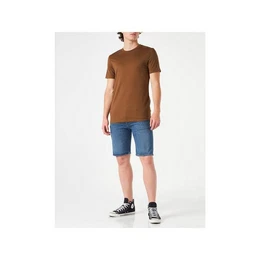 T-Shirt braun passform textil (1-tlg., keine Angabe)