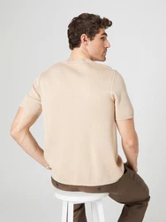Guido Maria Kretschmer Men Rundhalspullover Diego beige