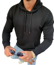 Megaman Jeans Kapuzenpullover Hoodie Herren Schwarz/Dunkelgrau