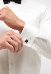 Eterna Langarmhemd SLIM FIT NON IRON Weiß/Creme