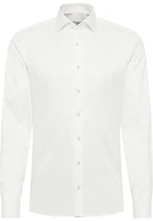 Eterna Langarmhemd SLIM FIT NON IRON Weiß/Creme