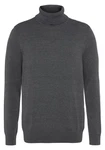 AJC Rollkragenpullover Dunkelgrau/Hellgrau/Grau
