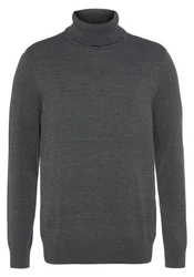 AJC Rollkragenpullover Dunkelgrau/Hellgrau/Grau