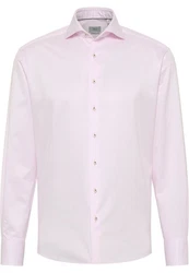 Eterna Langarmhemd MODERN FIT EASY IRON Rosa