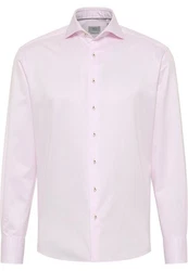 Eterna Langarmhemd MODERN FIT EASY IRON Rosa
