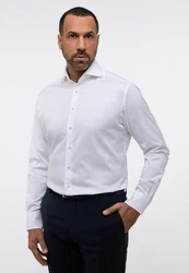 Eterna Langarmhemd MODERN FIT EASY IRON Weiß/Creme