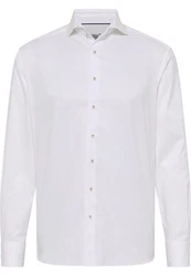 Eterna Langarmhemd MODERN FIT EASY IRON Weiß/Creme