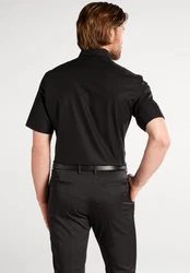 Eterna Blusenshirt Hemd MODERN FIT Schwarz