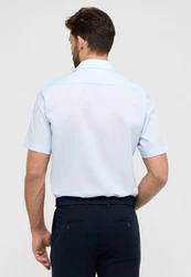 Eterna Blusenshirt Hemd MODERN FIT Hellblau