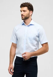 Eterna Blusenshirt Hemd MODERN FIT Hellblau