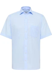 Eterna Blusenshirt Hemd MODERN FIT Hellblau