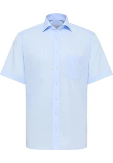 Eterna Blusenshirt Hemd MODERN FIT Hellblau