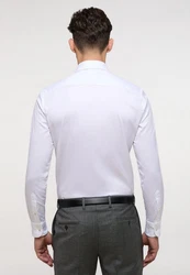 Eterna Businesshemd Langarm SLIM FIT EASY IRON Weiß/Creme