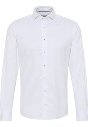 Eterna Businesshemd Langarm SLIM FIT EASY IRON Weiß/Creme