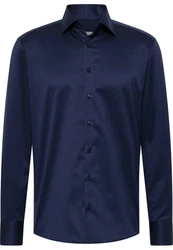 Eterna Langarmhemd COMFORT FIT Dunkelblau