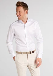 Eterna Klassische Bluse 1863 SLIM FIT Langarm Hemd weiß (8005-00-F682)