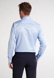 Eterna Klassische Bluse 1863 SLIM FIT Langarm Hemd Hellblau