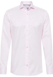 Eterna Klassische Bluse 1863 SLIM FIT Langarm Hemd Rosa